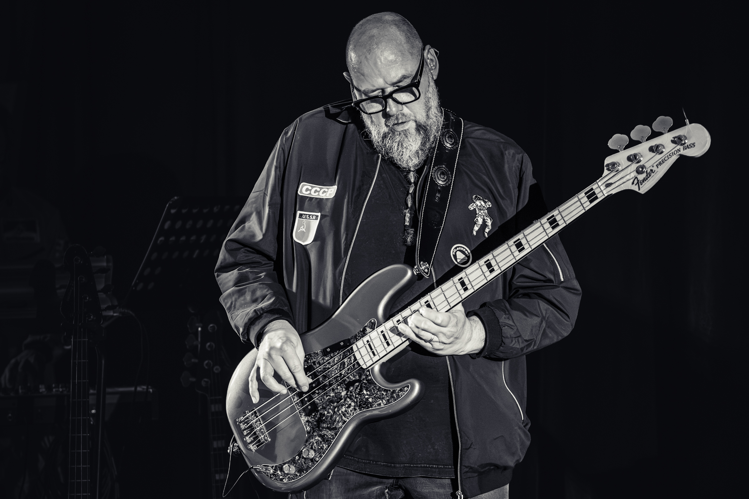 Delaurean en concert à Soignies, Laurent et sa Basse